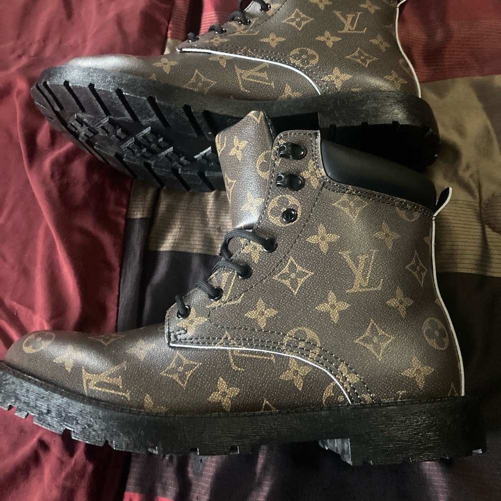 Louis Vuitton Monogram Brown Boots